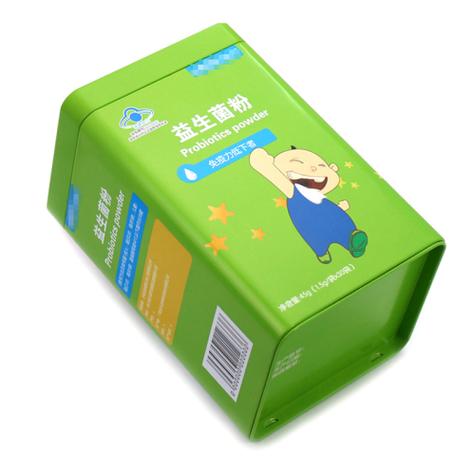 方形益生菌粉鐵盒子定制指南 保健食品馬口鐵盒廠家選擇與行業(yè)趨勢